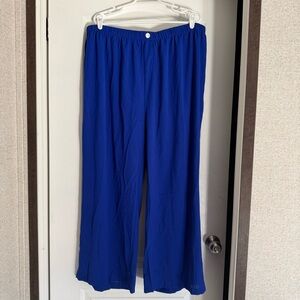 SHEIN Royal Blue Wide-Leg Pants